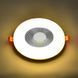 Світильник врізний 12W LED Horoz Electric VALENTINA-12 3000K/6500K білий IP20 016-063-0012-010 фото 1