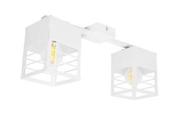 Люстра лофт MSK Electric Urban на два плафона белая NL 2310-2 WH 617497 фото