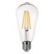 Філаментна LED лампа 8W VELMAX ST64 E27 4100K 800Lm V-Filament-ST64 21-43-32 фото 1