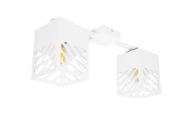 Люстра лофт MSK Electric Urban на два плафона белая NL 2410-2 WH 616322 фото