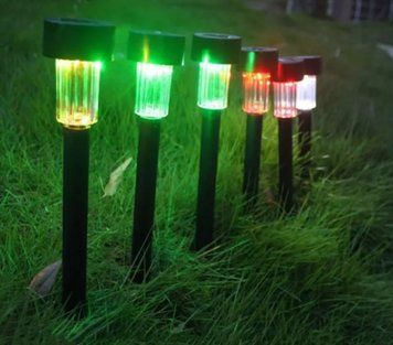 Світильник садовий стовпчик на сонячній батареї RGB Lemanso CAB131 без вимикача 2542673622 фото