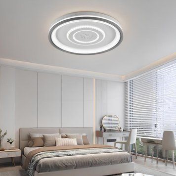 Сучасна стельова LED люстра 120W акрилова 4500-5000 Lm 2700&ndash;6500K біла VALESO 2H-009 SP000050995 фото