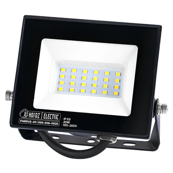 Прожектор світлодіодний 10W Horoz Electric алюмінієвий 6400K чорний IP65 "PARDUS-10" 068-028-0010-010 фото