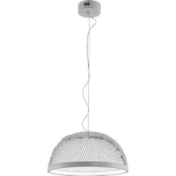 Підвісна LED люстра 35W Valeso з плафоном у сітку 3000/4500/6000К біла IP20 V DK6376-400 WH V DK6376-400 WH фото