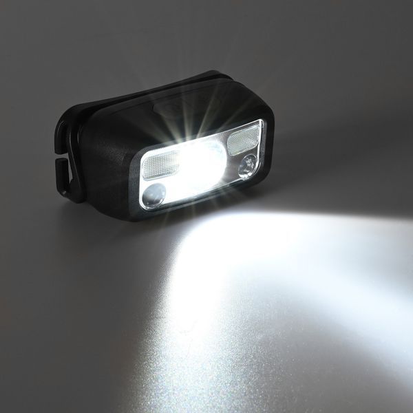 Налобний LED ліхтар на акумуляторі TITANUM 80Lm 11000/8000K на 7 режимів чорний TLF-H07 TLF-H07 фото