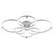 Стельова LED люстра 195W з пультом Interees з металевим каркасом 3000-6000К IP20 V DK6303B-6 WH+CR DK6303B-6 фото 2