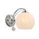 Бра настенное Valeso с круглым плафоном под одну лампу Е27 хром IP20 G 07466/1W Chrome SP000045591 фото 1