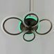 Светодиодная бронзовая люстра кольца 80W с пультом и RGB подсветкой 3000К-6000К Svet SL-5333/2+2 AB+RGB SL-5333/2+2 AB+RGB 80W фото 4