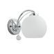 Бра настенное Valeso с круглым плафоном под одну лампу Е27 хром IP20 G 07466/1W Chrome SP000045591 фото 2