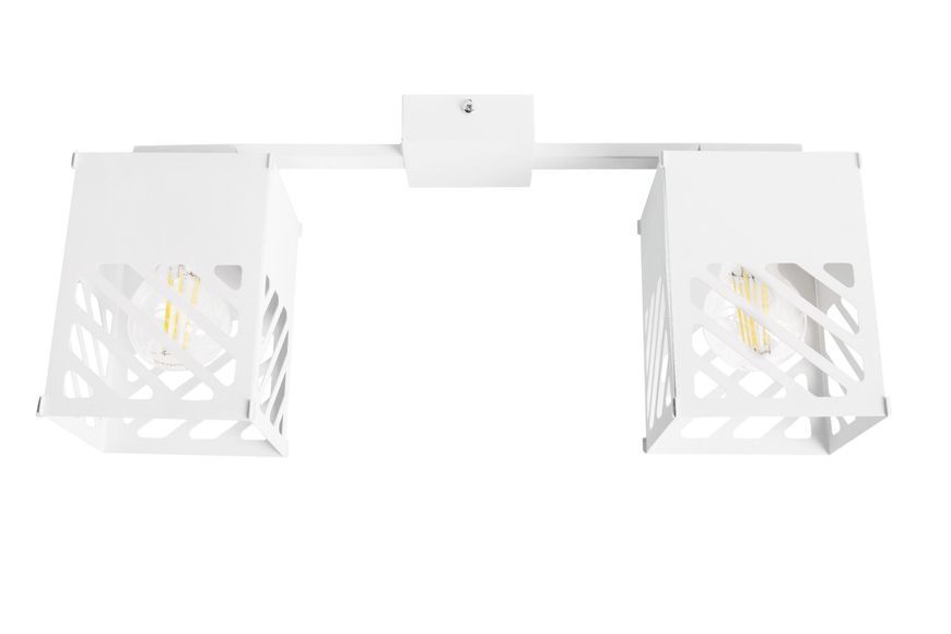 Люстра лофт MSK Electric Urban на два плафона белая NL 2410-2 WH 616322 фото