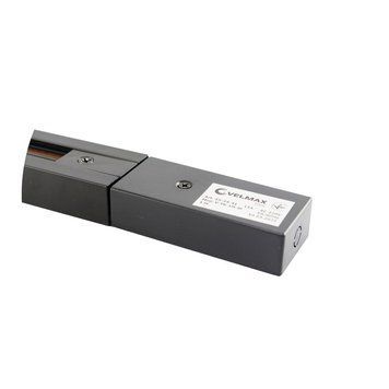 Шинопровід накладний для трекових світильників VELMAX 2м 15А чорний IP20 V-TR 25-34-43 фото