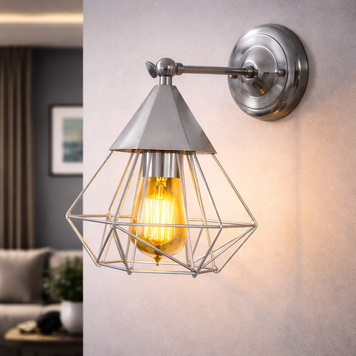 Бра в стилі лофт MSK Electric Crystal NL 0535-1 CR хром 615745 фото
