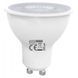 Лампа светодиодная 10W Horoz Electric холодный свет 6400K с цоколем GU10 из пластика белый CONVEX-10 001-064-0010-010 фото 1
