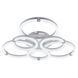 Потолочная LED люстра 165W с пультом Interees с плафонами-кольцами 3000-6000К IP20 V DK6303C-3+3A WH+CR DK6303C-3+3A фото 2