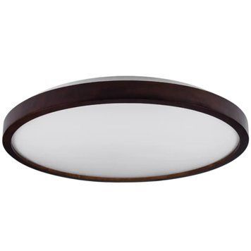 Стельовий LED світильник 60W з пультом Vestum з матовим розсіювачем 3000К-6500К горіх IP40 WOOD VS-91046 фото