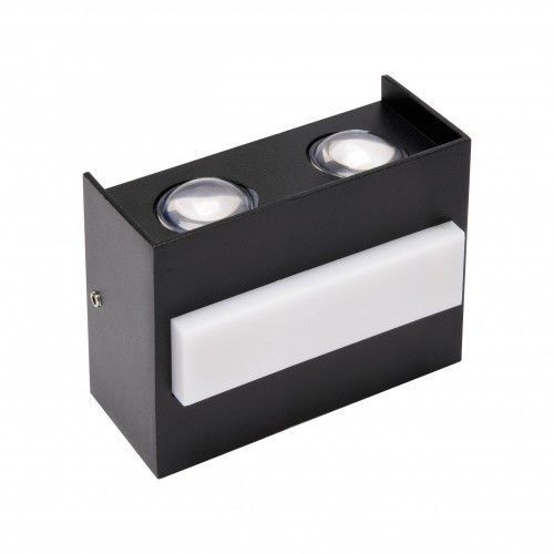Світильник фасадний 7W LED Horoz Electric TWIST-7 настінний 4200K чорний IP65 076-042-0007-050 фото