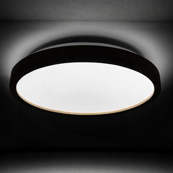 Стельовий LED світильник 60W з пультом Vestum з матовим розсіювачем 3000К-6500К горіх IP40 WOOD VS-91046 фото