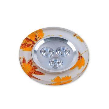Точковий LED світильник 6W Sirius скляний з врізним монтажем 6000K помаранчевий IP20 Ш DLD 107-C SP000019623 фото