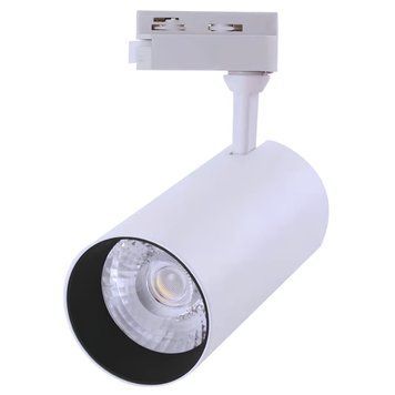 Трековий LED світильник 25W Velmax круглої форми 4100K білий IP20 V-TRL-Т 25-31-13 фото