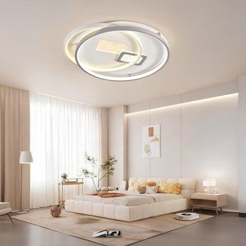 Сучасна стельова LED люстра 122W акрилова кругла &Oslash;500 мм 4500-5000 Lm 2700-6500K біла VALESO 2H-002 SP000050988 фото