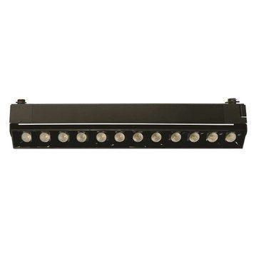 Трековий LED світильник 30W з лінзою VELMAX металевий корпус 4100K чорний IP20 V-TRL-LA-Black-L 25-31-95 фото
