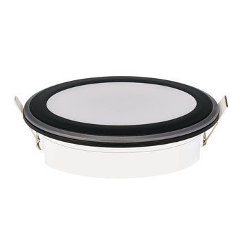 Світильник врізний 12W LED Horoz Electric PARKER-12 4200K чорний IP20 016-071-0012-020 фото
