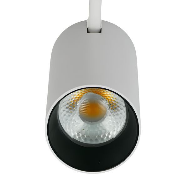 Трековий LED світильник 25W Velmax круглої форми 4100K білий IP20 V-TRL-Т 25-31-13 фото