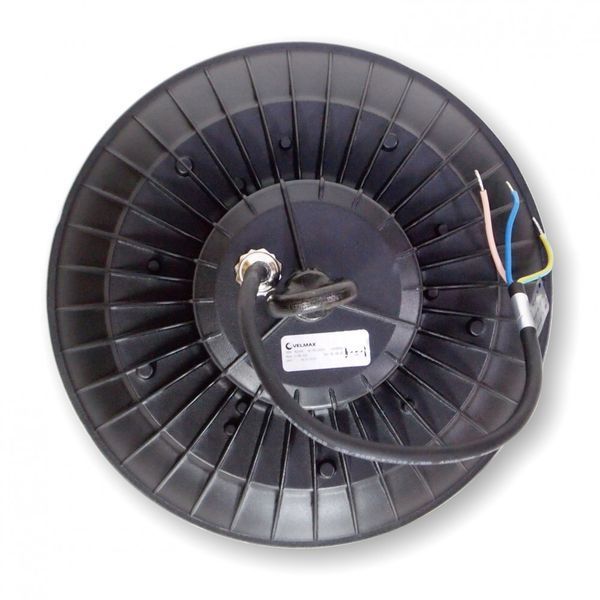 Уличный светодиодный светильник 50W VELMAX промышленный 6500K 6000Lm черный IP65 V-HB 28-04-05 фото