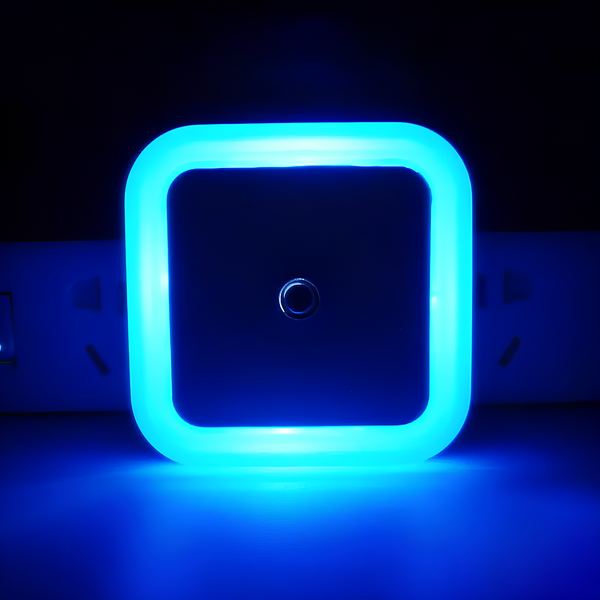 Світлодіодний нічник Sirius у розетку з пластиковим корпусом синій IP20 TL-9029 SP000043978 фото