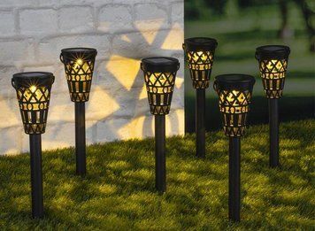 Садово-парковий LED ліхтар на сонячній батареї 1 світлодіод теплий білий 32 см Sirius SLP67A SP000036871 фото