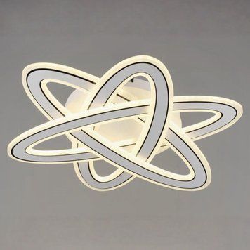 Стельова LED люстра 210W Sirius без пульта з овальними розсіювачами 3000K/6500K біла IP20 YH1328/210W SP000045216 фото