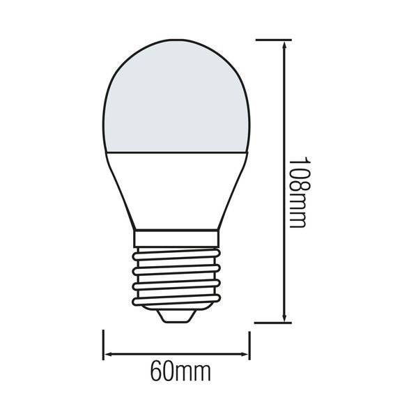 Лампа светодиодная 8W Horoz Electric PREMIER-8 A60 3000К E27 001-006-0008-023 фото