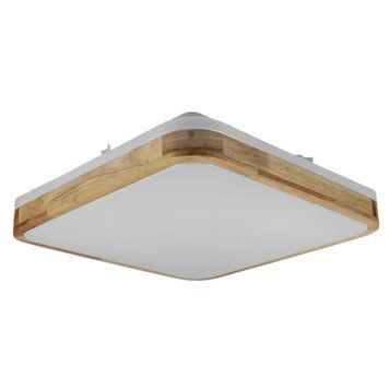 Стельовий LED світильник 60W з пультом Vestum з дерев'яним каркасом 3000К-6500К акація IP40 GLOW VS-91050 фото