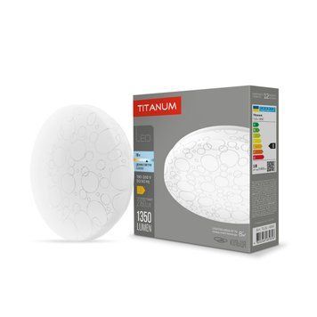 Накладний LED світильник 18W TITANUM із круглими декоративними візерунками 1350Lm 5000K білий IP20 TLCL-185C TLCL-185C фото