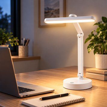 Настільна LED-лампа 10W VALESO складана акумуляторна 1200 мАгод 3000&ndash;6000K біла 1965 SP000054227 фото