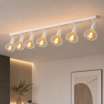 Світильник лофт MSK Electric Lotus стельовий NL 14151-7 WH 616224 фото