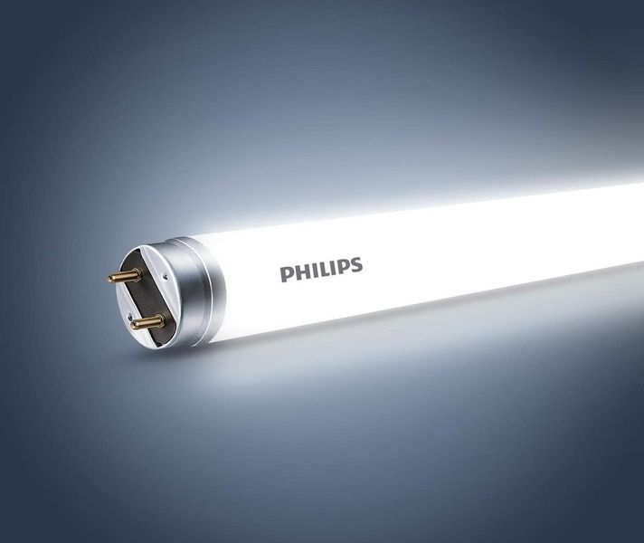 LED-лампа 8W 60 см PHILIPS Т8 G13 6500 K 800 Lm з однобічним під'єднанням Ecofit LED tube 618913 фото