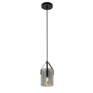Подвесной светильник Valeso в стиле лофт под одну лампу Е27 черный IP20 G 321030/1P Matte Black SP000045577 фото