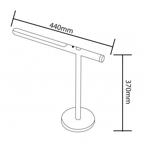 Настільна лампа 22W Horoz Electric LED BANU акумуляторна 4500К біла димована IP20 049-033-0022-010 фото
