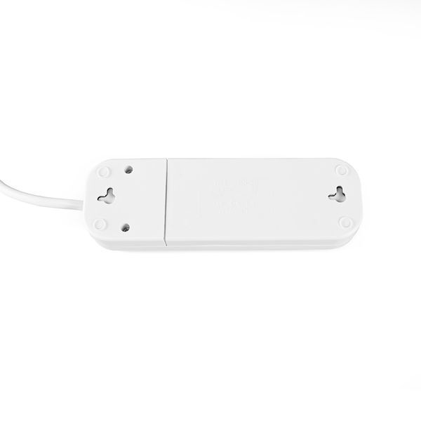 Сетевой удлинитель 3м с выключателем TITANUM STANDARD на 3 розетки 10A 250V без заземления белый TF-ESS310-3W TF-ESS310-3W фото