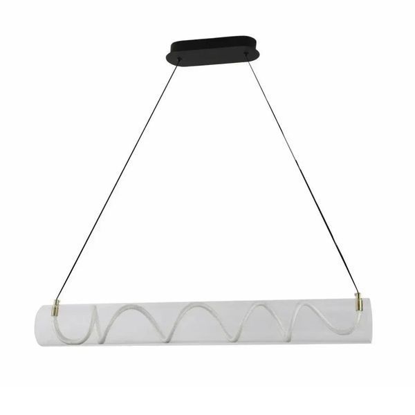 Підвісна LED люстра 54W Valeso з розсіювачем-спіраллю 4000К чорна IP20 G 2913/800 54W SP000045632 фото