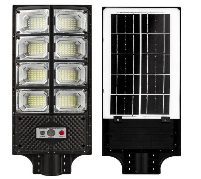 Консольний LED світильник 40W на сонячній батареї Horoz Electric на опору з датчиком руху 6400K чорний IP65 COMPACT PRO-40 074-010-1040-020 фото
