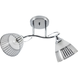 Стельова люстра VALESO на два плафони в смужку під лампу Е27 хром IP20 V XA1382/2 Chrome V XA1382/2 Chrome фото 1