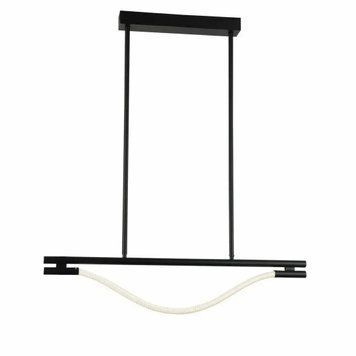 Підвісна LED люстра 54W Valeso в стилі модерн пульт ДУ 3000-6500К чорна IP20 G 2914/800 54W SP000045633 фото