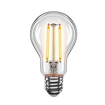 Філаментна LED лампа 2W VELMAX форма груші A60 E27 200Lm V-Filament-A60 21-40-12 фото