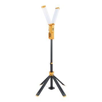 Стійка з прожекторами 2х40W подвійна TOWER Horoz Electric з розеткою+вимикач IP54 107-002-0080-010 фото