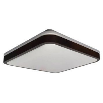 Стельовий LED світильник 60W з пультом Vestum квадратної форми 3000К-6500К горіх IP40 GLOW VS-91052 фото