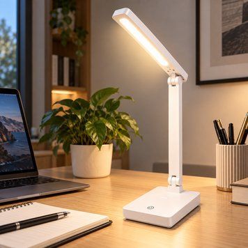 Настільна LED-лампа 11W VALESO складана акумуляторна 1200 мАгод 3000&ndash;6000K біла 2010 SP000054229 фото
