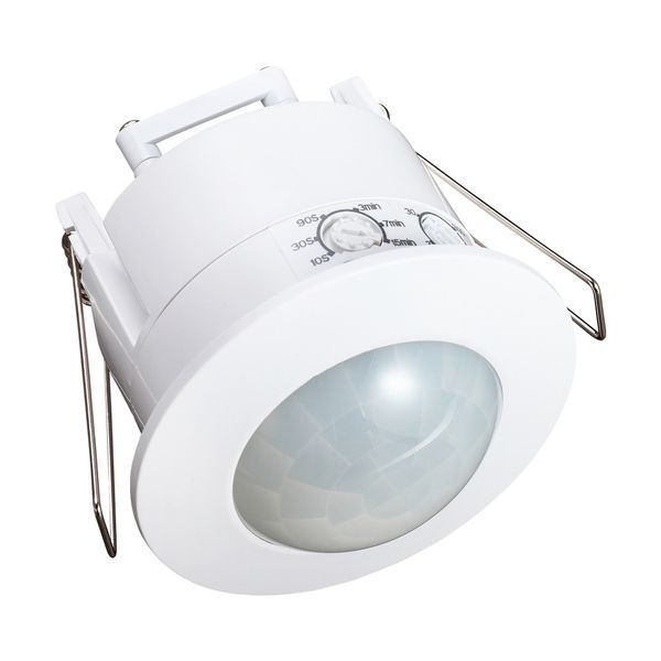 Датчик руху VELMAX накладний до 1200W білий IP20 V-ІМS-40 (ST41) 29-22-40 фото