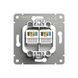 Вбудована розетка CAT6e VIDEX подвійна з полікарбонату біла IP20 NOTA VF-NT-SK2PC6-WH VF-NT-SK2PC6-WH фото 4